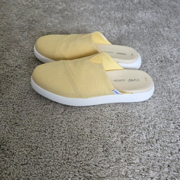 TOMS Women's Yellow Slip-On Shoes - Picture 5 of 7
